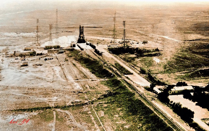 История крупнейшого ракетного полигона СССР на Байконуре началась в 1955 году.