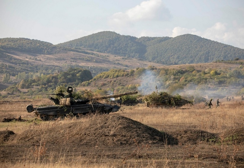 Мотострелки ЮВО в Южной Осетии уничтожили условного противника применив «Сирийский вал» в ходе СКШУ «Кавказ-2020».