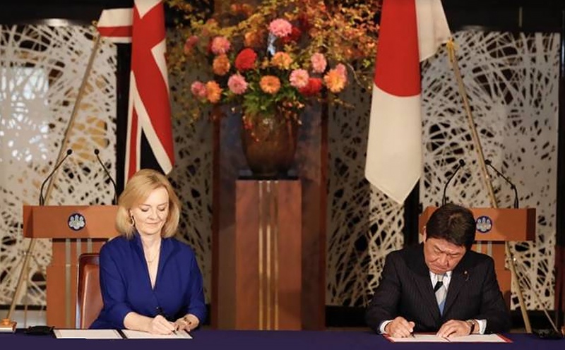 23 октября Великобритания и Япония подписали соглашение о свободной торговле.