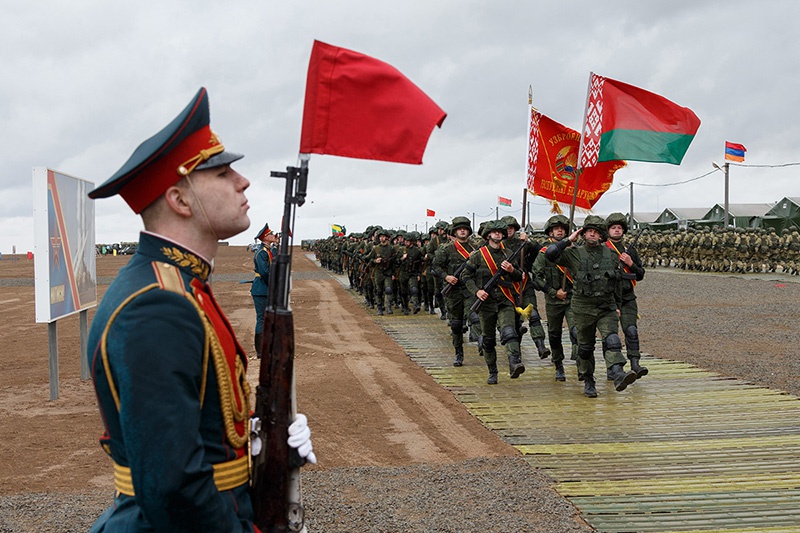В конце сентября 2020 года белорусские военнослужащие приняли участие в учении «Кавказ-2020» на полигоне Капустин Яр.