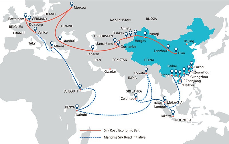 Россия активно участвует в сотрудничестве в рамках предложенной Китаем инициативы «Один пояс - один путь».