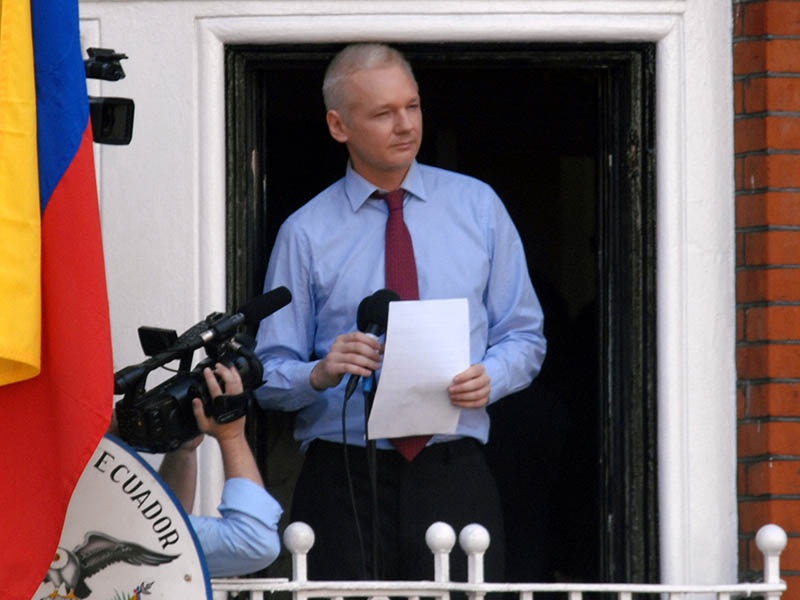 Глава WikiLeaks Джулиан Ассанж.