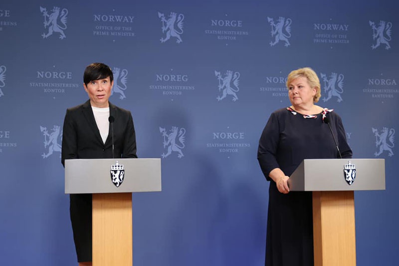 Норвегия в лице министра иностранных дел Ине Мари Эриксен Сёрейде и премьер-министра Эрны Сульберг обвинили русских хакеров в кибератаке на норвежский парламент.