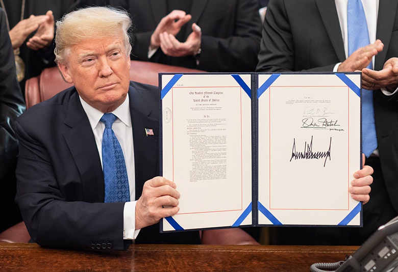 23 января 2017 года президент Дональд Трамп принял меры по окончательному выходу США из торгового соглашения Транстихоокеанского партнёрства.