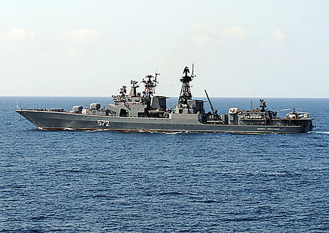 Большой противолодочный корабль ТОФ «Адмирал Виноградов».