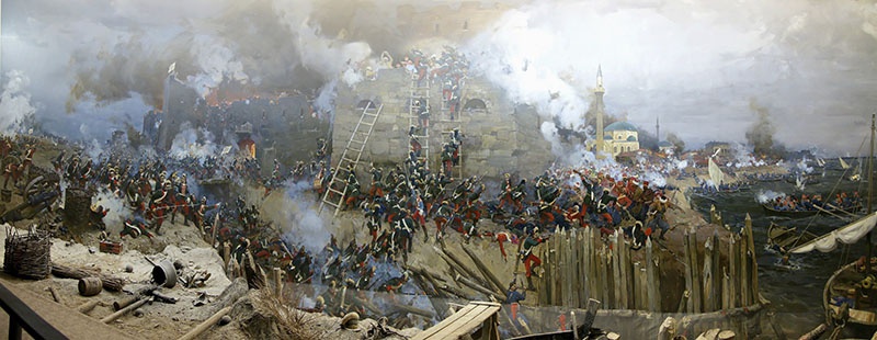 Диорама «Штурм крепости Измаил русскими войсками в 1790 году».
