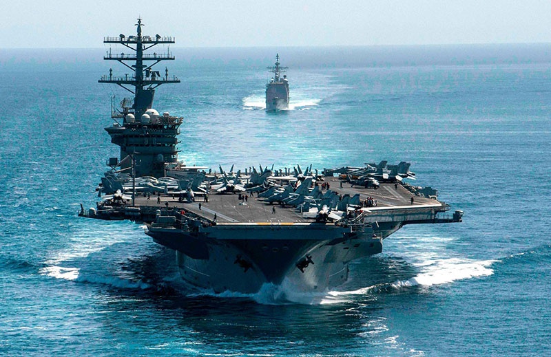 Трамп отдал приказ о возвращении в Персидский залив ударного авианосца USS Nimitz.
