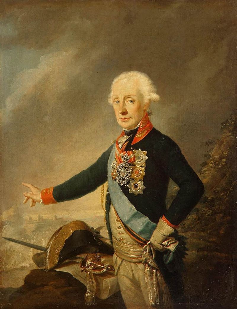 Портрет фельдмаршала графа А. В. Суворова, 1799 год.