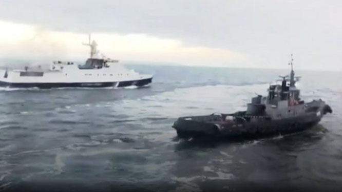 Украинская провокация в Керченском проливе в ноябре 2018 года.