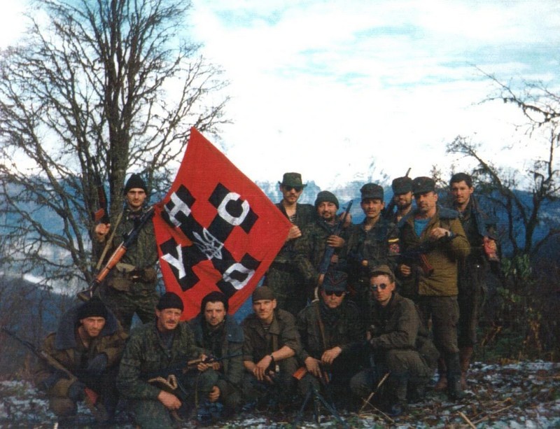 Боевики УНСО на Кавказе, 1993 г.