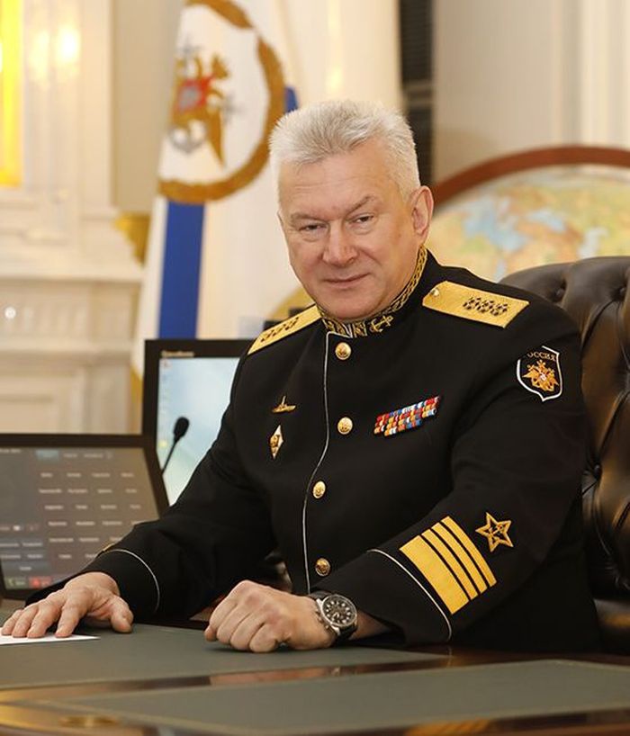 Главнокомандующий ВМФ адмирал Н.А. Евменов.