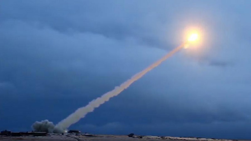 Испытание новейшей крылатой ракеты неограниченной дальности «Буревестник».
