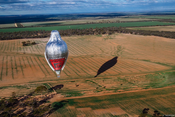 Полёт на шаре «Мorton» в 2016 году.