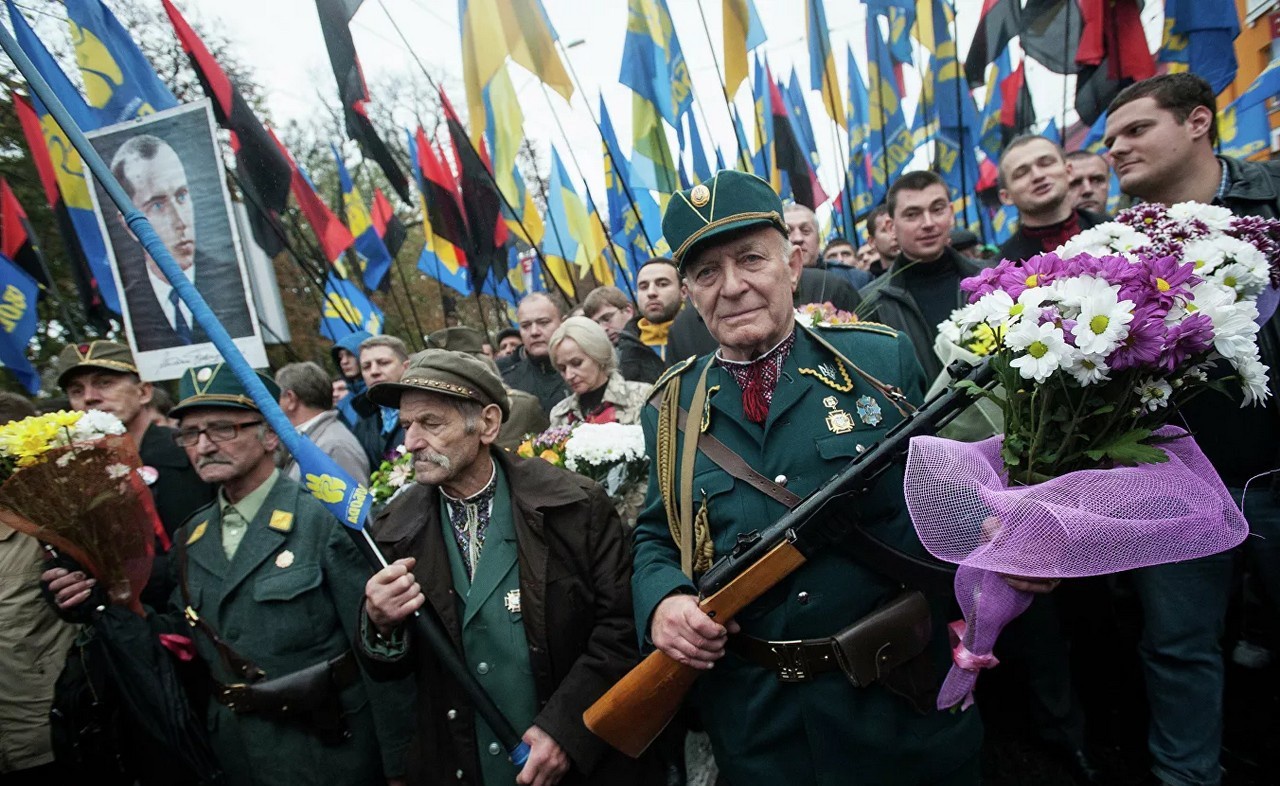 Марш по случаю 70-летия Украинской повстанческой армии.