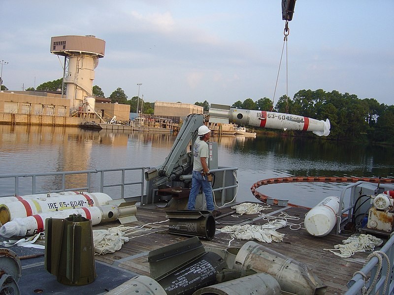 Управляемые донные неконтактные морские мины Mk 62 QuickStrike, которые могли быть использованы для разрушения газовых труб.
