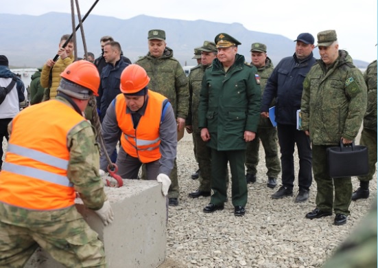 5 апреля в Нагорном Карабахе закончено строительство мобильных городков для российских миротворцев.
