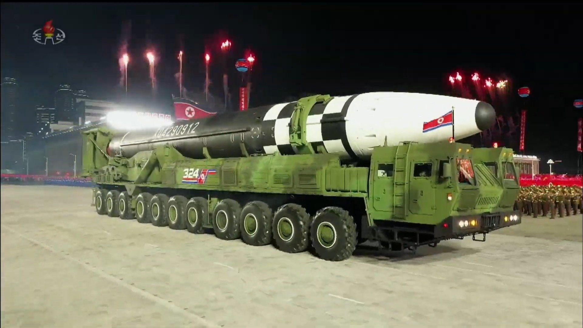 Межконтинентальная баллистическая ракета Hwasong-16.