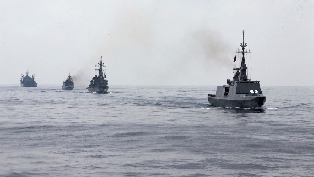 Параллельно с учениями ARC-21 боевые корабли трёх стран проведут совместные тренировки в Восточно-Китайском море.
