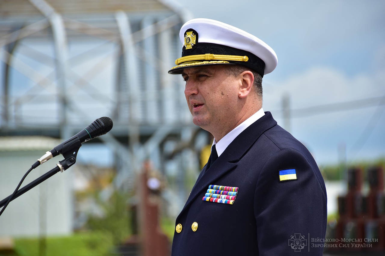 Командующий ВМС Украины контр-адмирал Алексей Неижпапа.