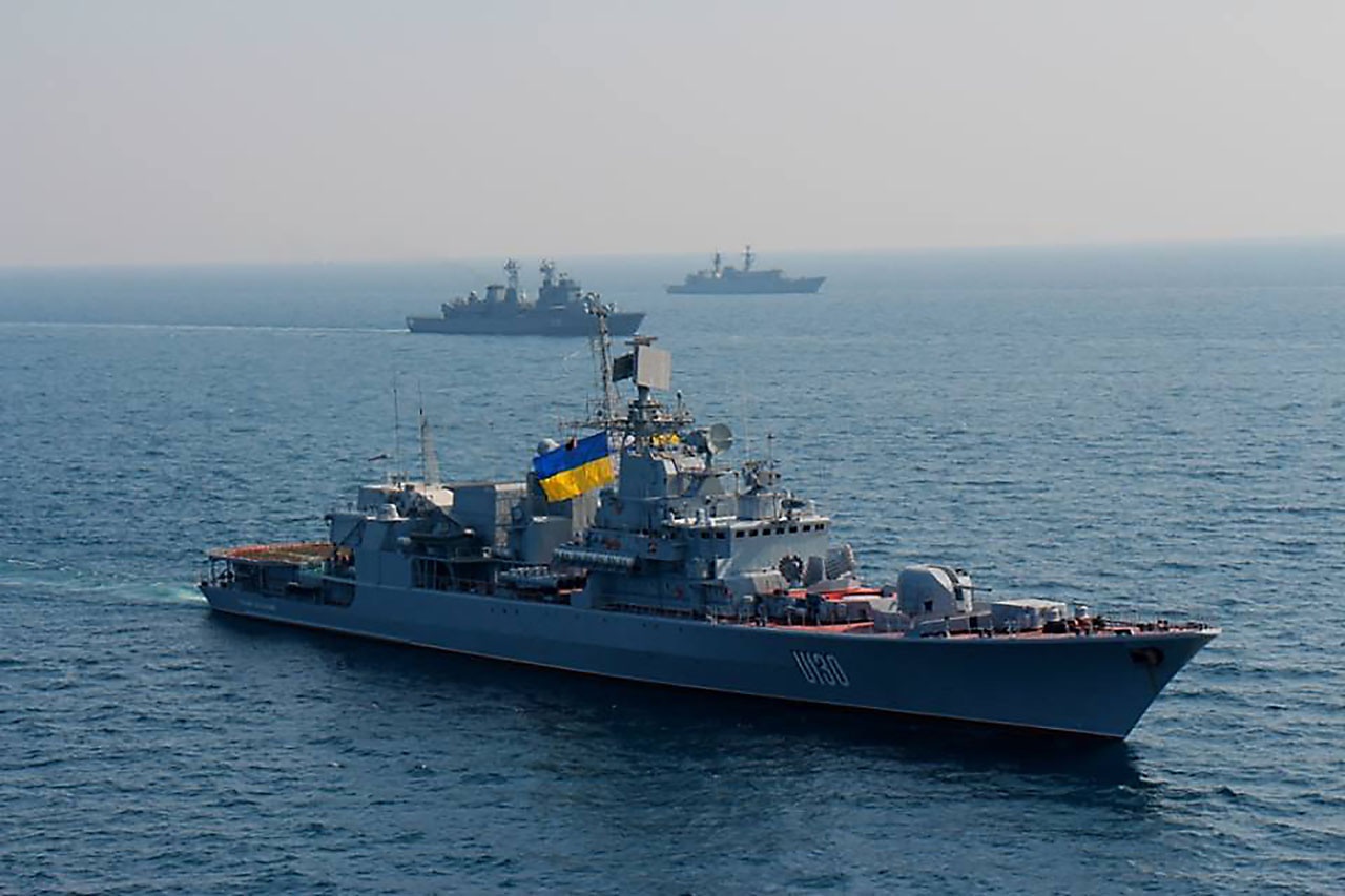 Фрегат ВМС Украины «Гетман Сагайдачный».