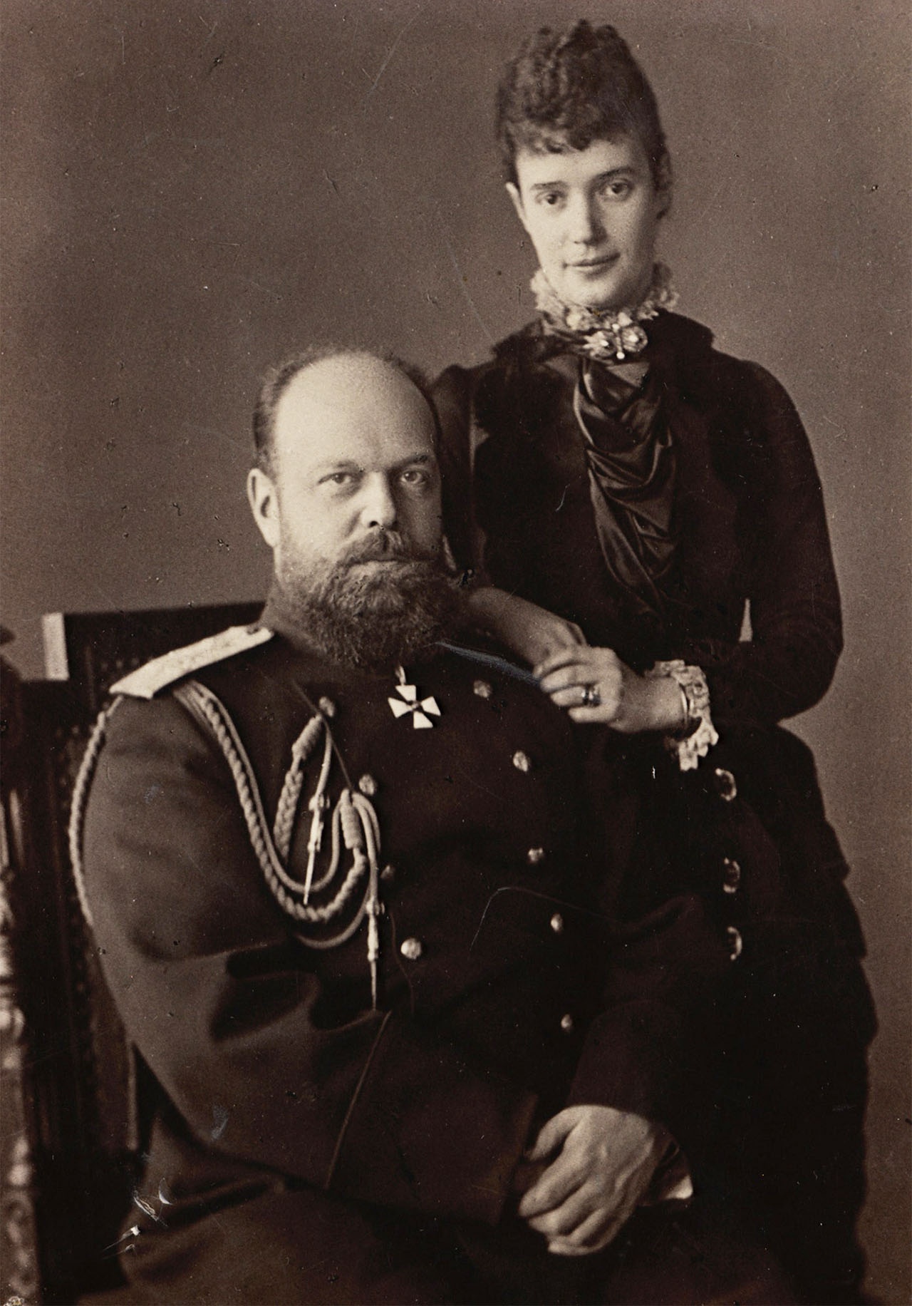 Александр III был неразлучен со своей женой Марией Фёдоровной.