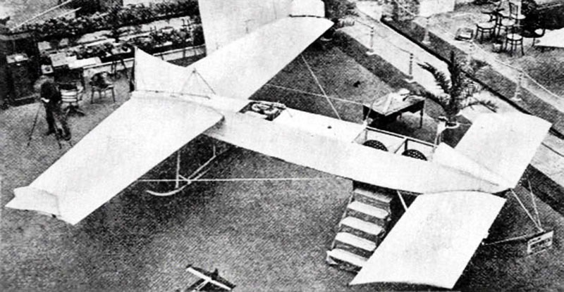 Аэроплан Джевецкого был представлен на авиавыставке в Париже в 1913 году.