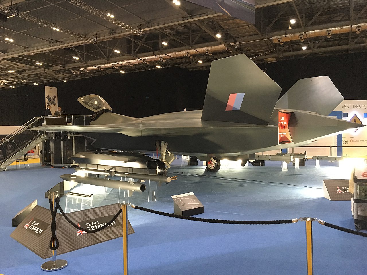 Макет истребителя проекта Tempest на выставке вооружения DSEI 2019.