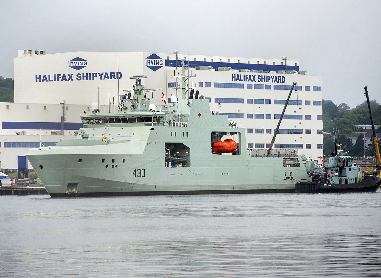 31 июля 2020 года Королевский флот Канады принял арктический корабль HMCS Harry DeWolf.