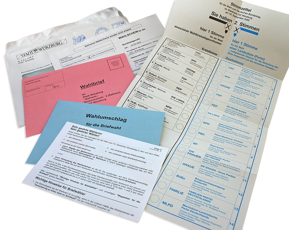 С 16 августа любому бундесбюргеру предоставлено право на получение бюллетеня для «дистанционно-почтового голосования».
