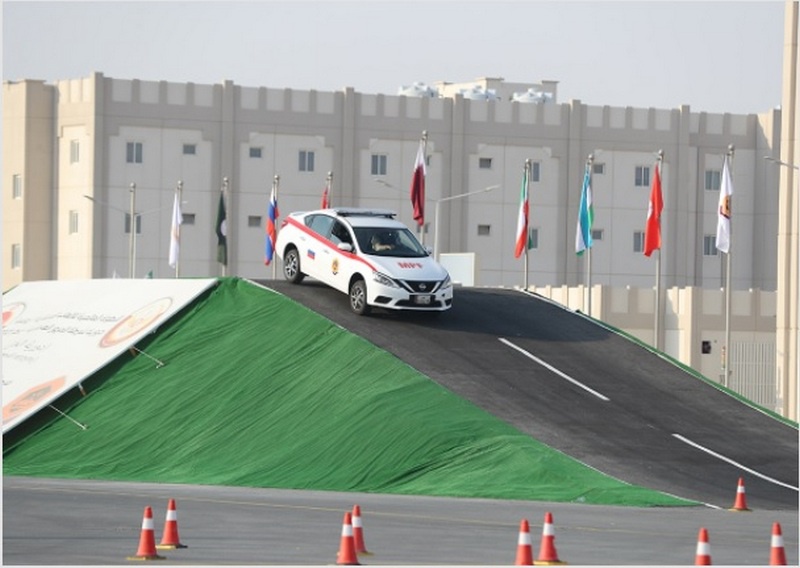 Конкурс «Дорожный патруль» также впервые проводился за пределами России - на территории Катара.