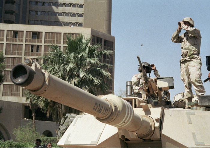 Впервые на практике NCW была применена в войне с Ираком в 2003 году.