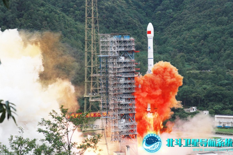 Запуск последнего 55-го спутника китайской навигационной спутниковой системы Beidou.