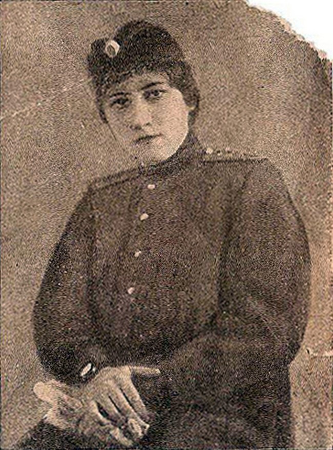 Евгения Михайловна Шаховская в действующей армии. 1915 год.