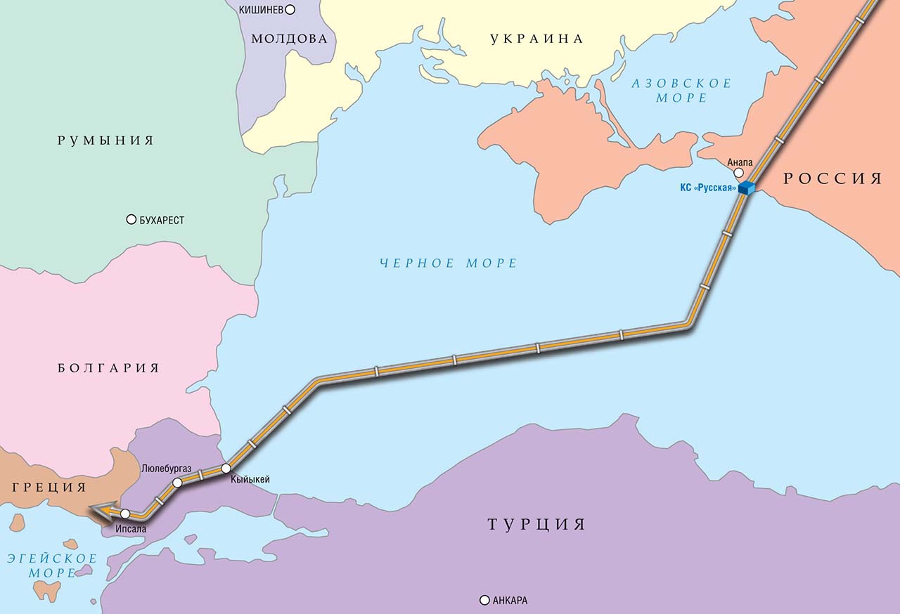 Поставки газа в Венгрию будут осуществляться по «Турецкому потоку» в обход Украины.