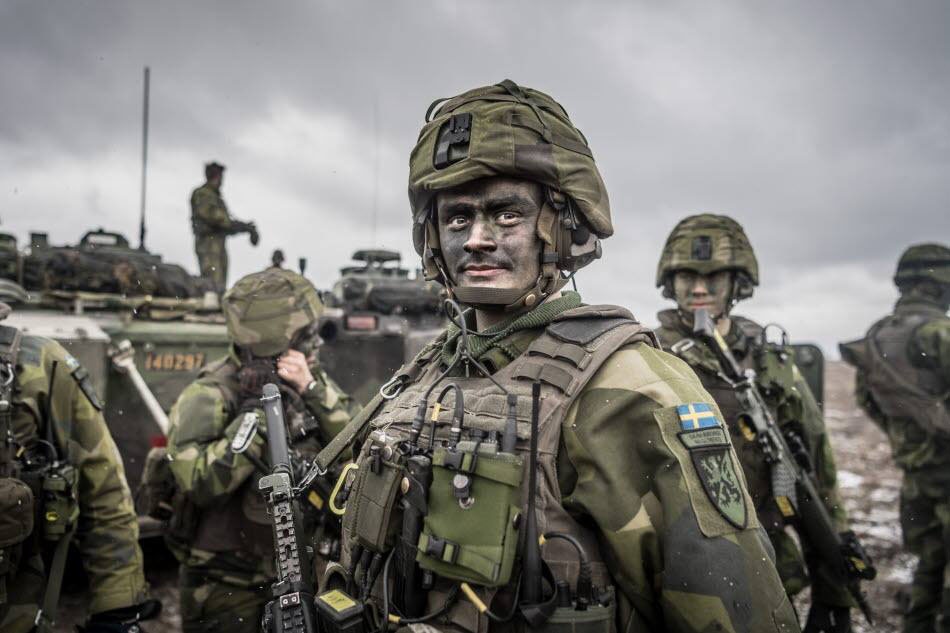 Численность шведской армии по современным меркам невелика - около 30 тыс. «штыков» и почти 35 тыс. резервистов.