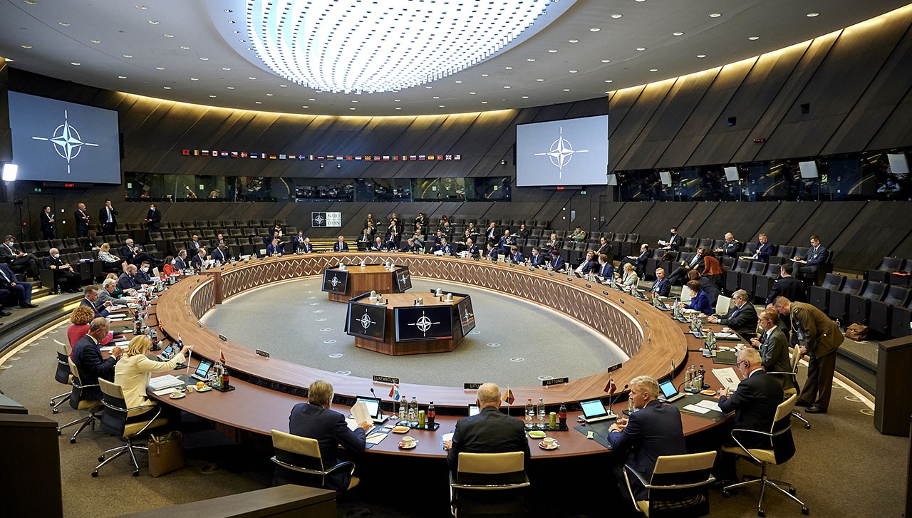 Заседание министров обороны стран НАТО в Брюсселе.
