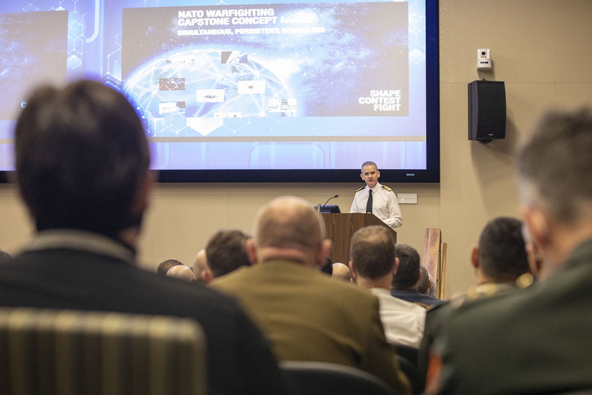 Обсуждение Концепции боевых действий НАТО (NWCC) на конференции Североатлантического союза, состоявшейся 7-9 декабря 2021 г.