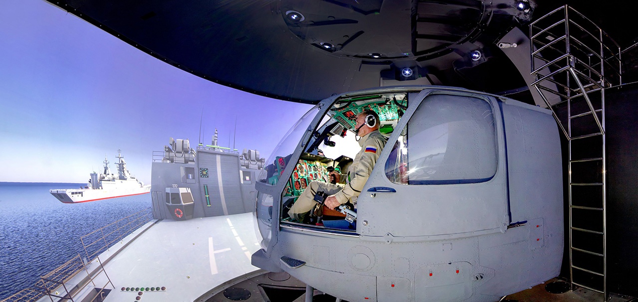 Тренажёр для подготовки личного состава, эксплуатирующего вертолёт Ка-27М.
