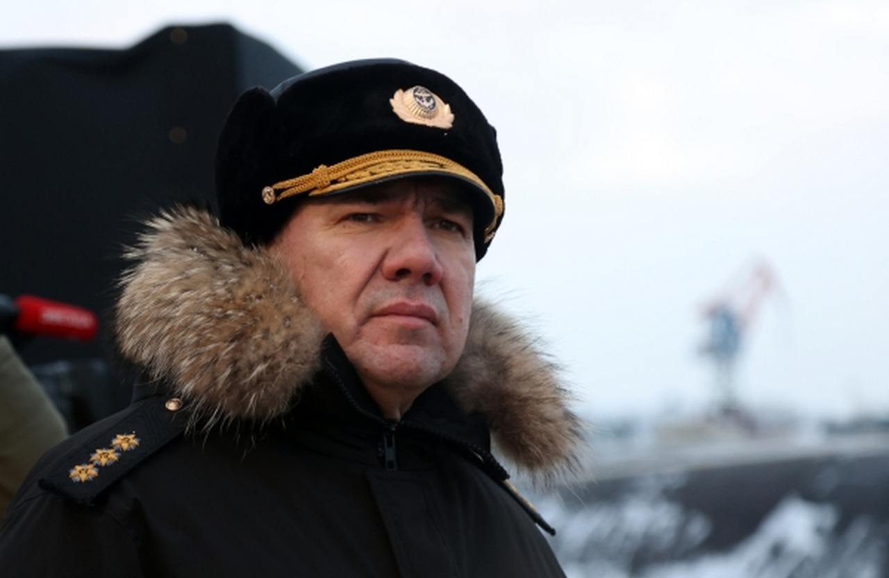 Командующий Северным флотом адмирал Александр Моисеев.