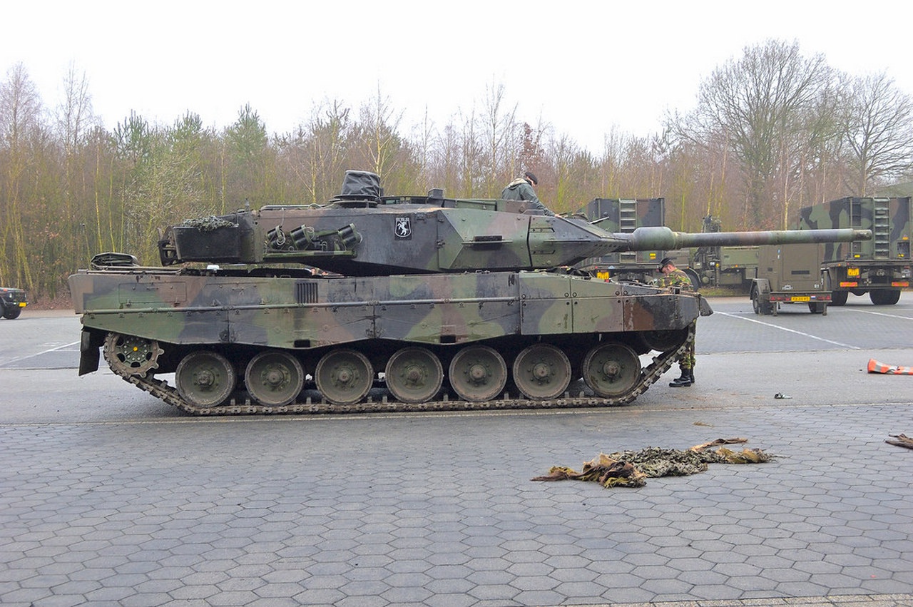 Leopard 2A6 из состава армии Нидерландов.