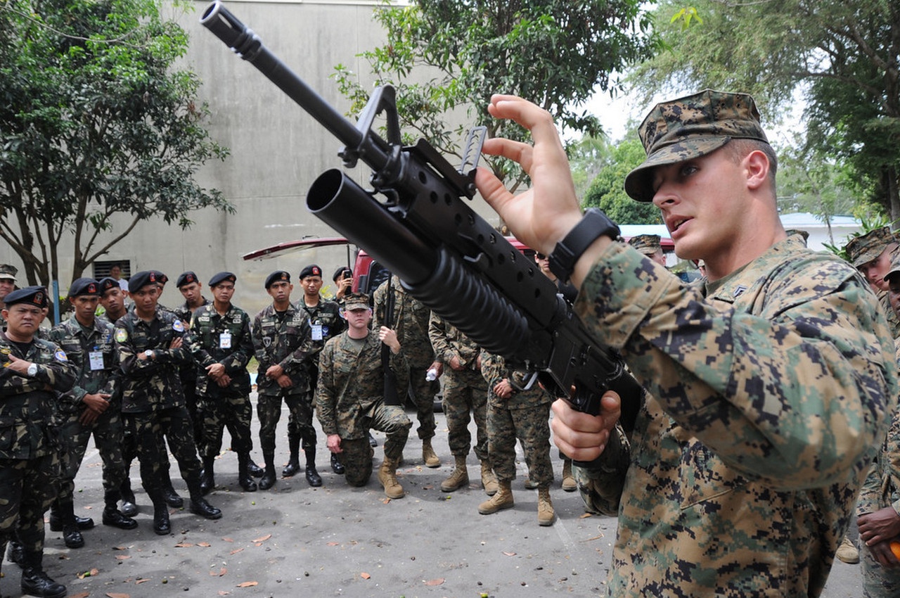 Военнослужащие Филиппин и США традиционно принимают участие в совместных военных учениях «Баликатан».