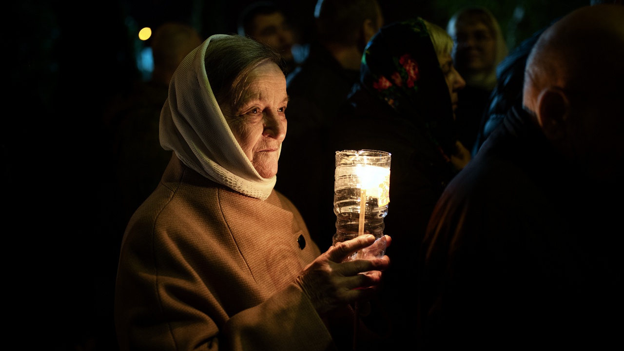 Победа над смертью: Воскресение Христово в Донецке