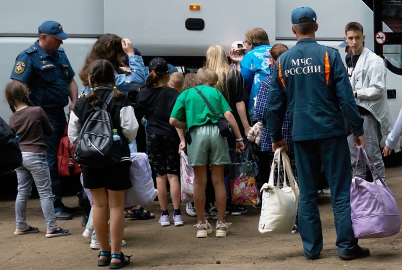 Дети из Шебекинского городского округа Белгородской области прибыли в оздоровительный лагерь в Воронежской области.