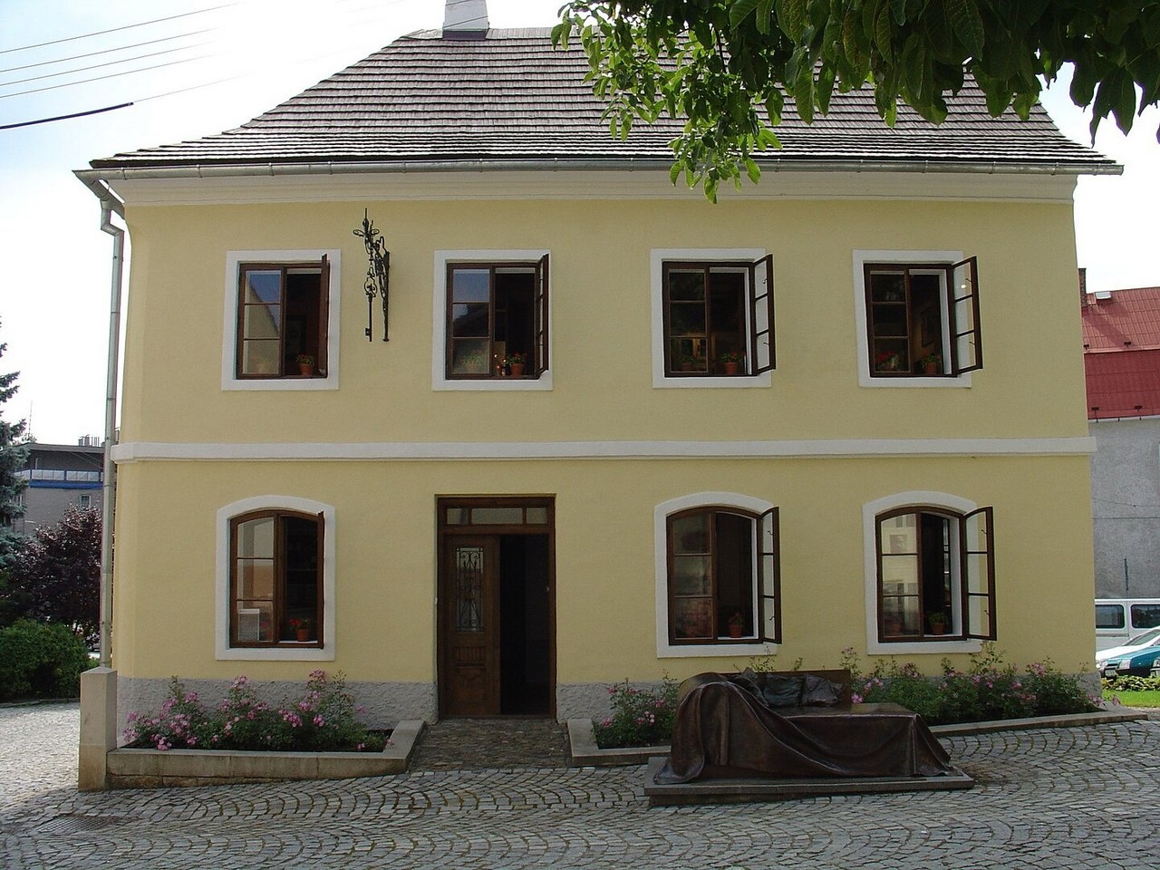 Дом в Пршиборе, в котором родился Шломо Сигизмунд Фройд (Моравия, Чехия).