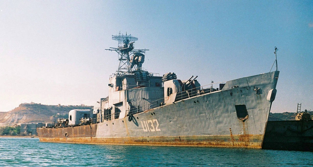 Сторожевой корабль проекта 159А Черноморского флота ВМФ СССР СКР-112.