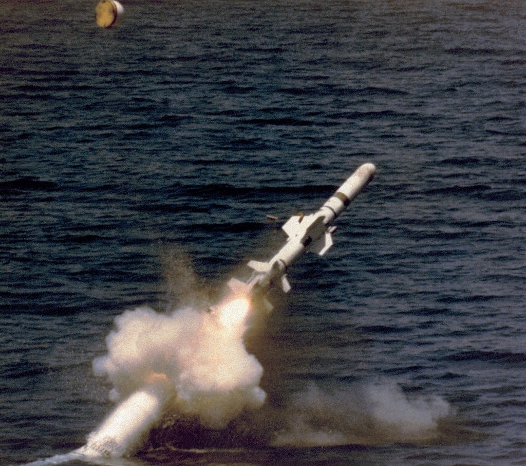 Запуск ПКР «Гарпун» с подводной лодки.