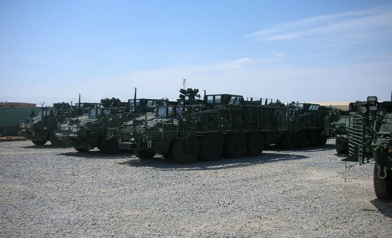 Механизированная бригада США на «Страйкерах».