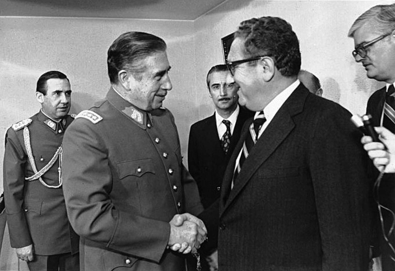Аугусто Пиночет и Генри Киссинджер, 1976 г.