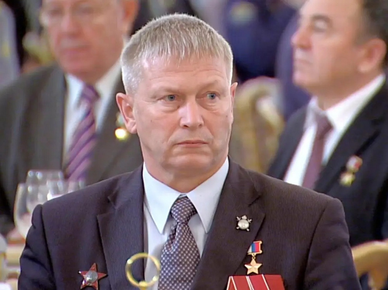 Андрей Трошев на приёме по случаю Дня Героев Отечества, 2016 г.