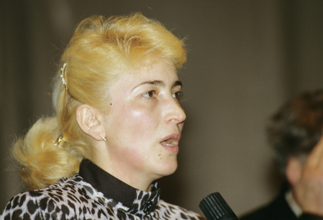 Сажи Умалатова, председатель оргкомитета по подготовке и проведению чрезвычайного 6-го съезда народных депутатов СССР.